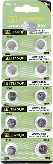 TianQiu Batterien Lithium für Uhren LR936H 10Stück