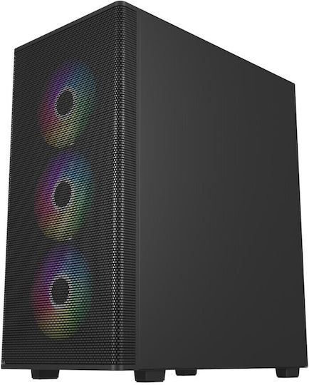 FSP/Fortron M220-BA Gaming Midi Tower Computer Case with Side Window Black