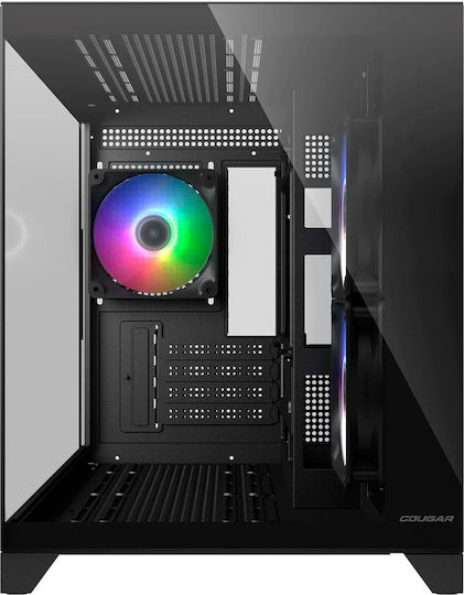 Cougar FV150 MINI Gaming Mini Tower Computer Case with Side Window Black