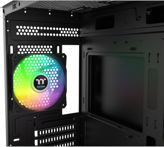 Thermaltake View 170 WS ARGB Gaming Mini Tower Κουτί Υπολογιστή με Πλαϊνό Παράθυρο Μαύρο