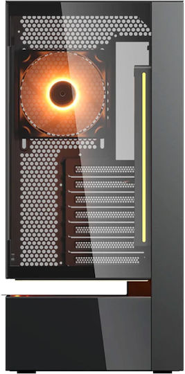 Cougar CFV235 Vision Gaming Midi Tower Κουτί Υπολογιστή με Πλαϊνό Παράθυρο και RGB Φωτισμό Μαύρο