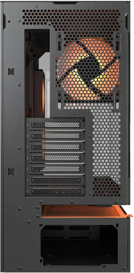 Cougar CFV235 Gaming Midi Tower Computer Case with Side Window and RGB Lighting Black