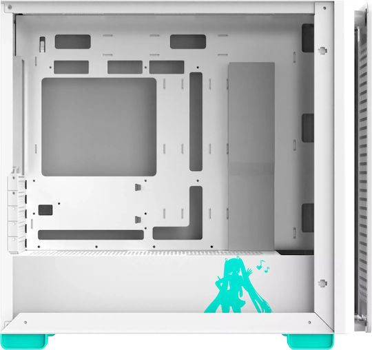 Asus A23 Hatsune Miku Edition Gaming Micro Tower Κουτί Υπολογιστή με Πλαϊνό Παράθυρο Μαύρο