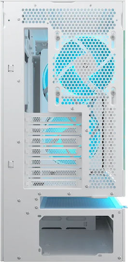 Cougar CFV235 Mesh Gaming Midi Tower Κουτί Υπολογιστή με RGB Φωτισμό Λευκό