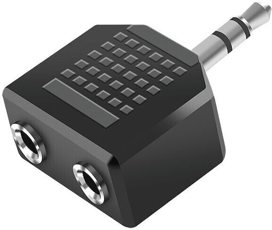 LogiLink CA1002 Μετατροπέας 3.5mm male σε 3.5mm female 1τμχ