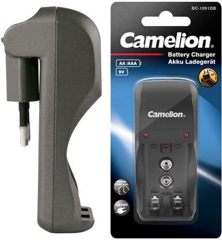 Camelion BC-1001A Φορτιστής 2 Μπαταριών Ni-MH Μεγέθους AA/AAA