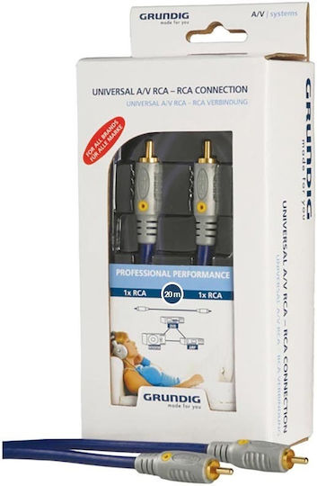 Grundig Composite Analog Video Cable RCA male - RCA male 20m (42166740)