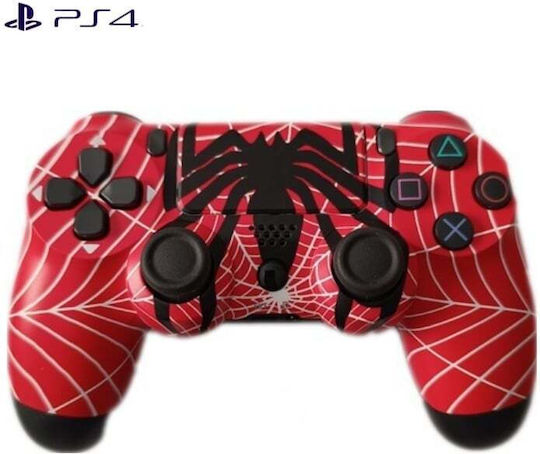 Doubleshock Wireless Gamepad for PS4 Cartoon Spiderman