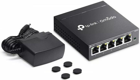 TP-LINK ES205G Managed L2 Switch with 5 Gigabit (1Gbps) Ethernet Ports and 5 SFP Ports