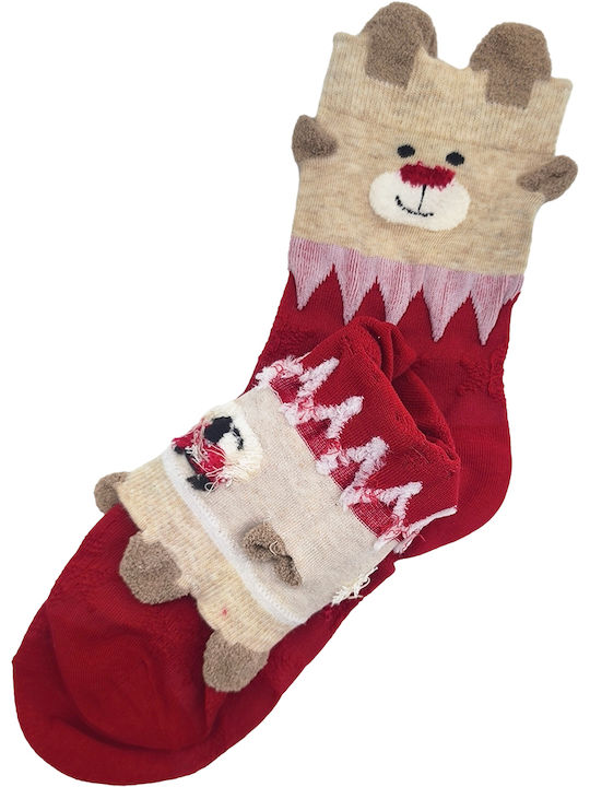 Gift-Me Women's Christmas Socks Red Gift-Me Women's Christmas Socks Red