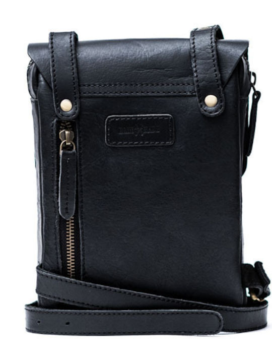 Trip Machine Leather Thigh Bag Leg Bag Black