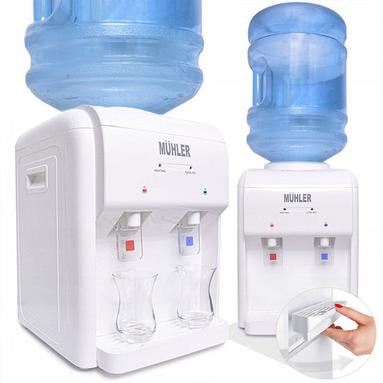 Muhler Bottle Desktop Water Cooler with Cold Water Flow 5lt/h