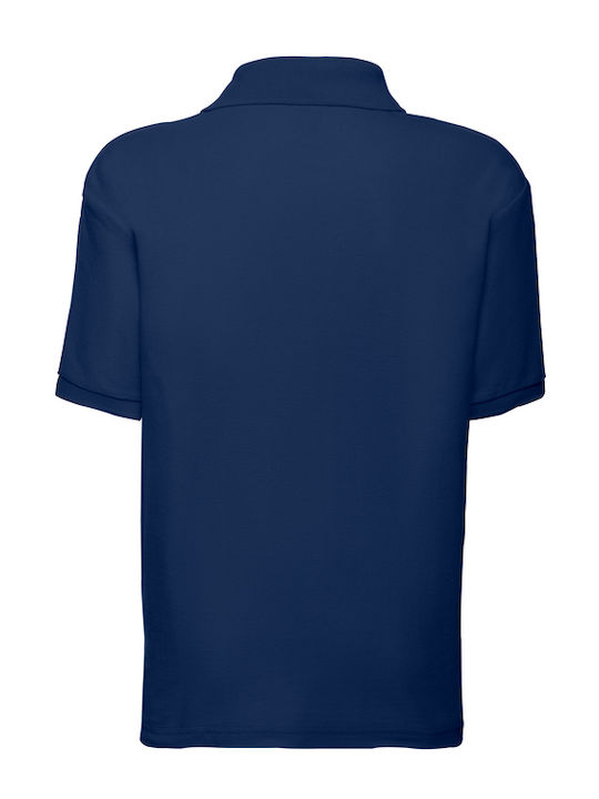 Kinderpolo Kurzarm Marineblau