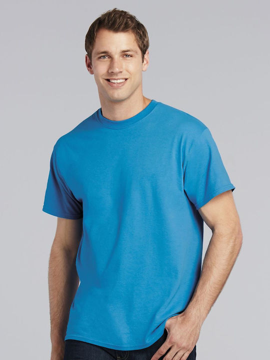 Gildan 2000 Ανδρικό Διαφημιστικό T-shirt Κοντομάνικο Sapphire