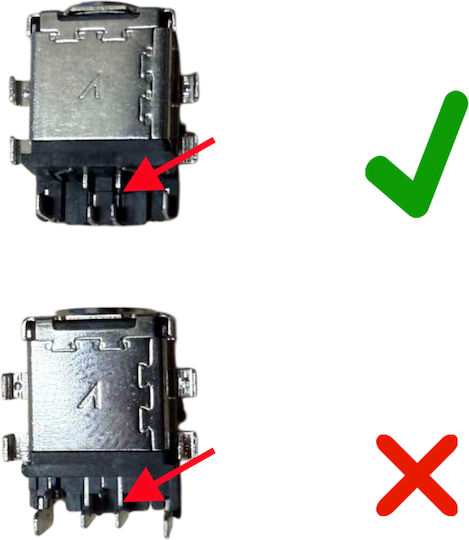 Laptop Power Socket Dc Power Jack Socket for Asus Rog Strix Scar Gl703gs Gl703gm G731 G731gw 12014-00149200 4 Pin 6.0mm*3.7mm Extra Info