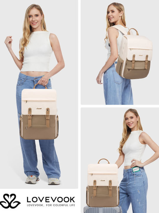 Lovevook Τσάντα Πλάτης Μπεζ MB2110 Lovevook Τσάντα Πλάτης Μπεζ MB2110