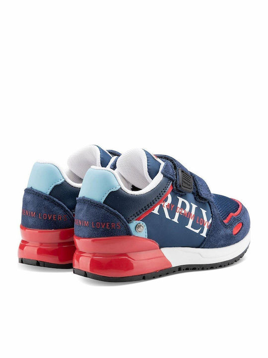 Παιδικά Sneakers με Σκρατς Μπλε