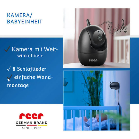 Reer Pro Hd Move Комуникация За Бебета с Двупосочен Аудио и Колыбелни Песни И Мелодии