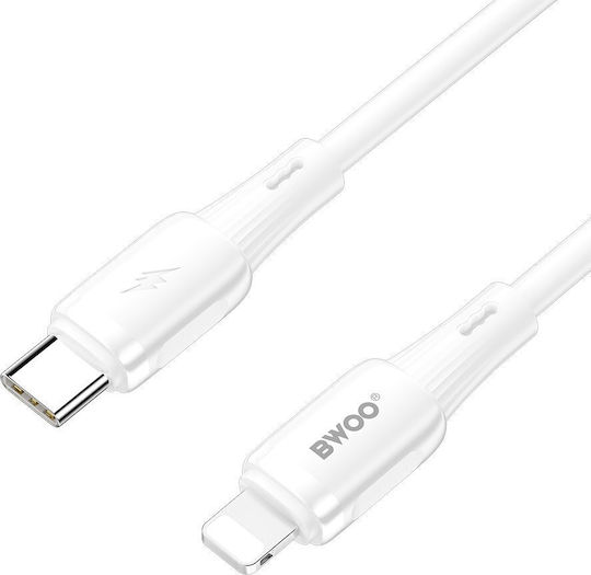 BWOO USB-C to Lightning Cable 27W White 1m
