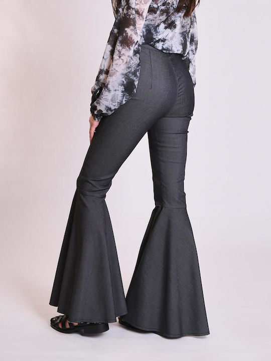 Women's Fabric Trousers Black