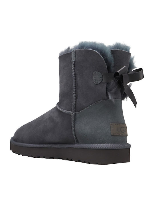 Mini Bailey Bow Ii Wildleder Stiefeletten Damen Gray