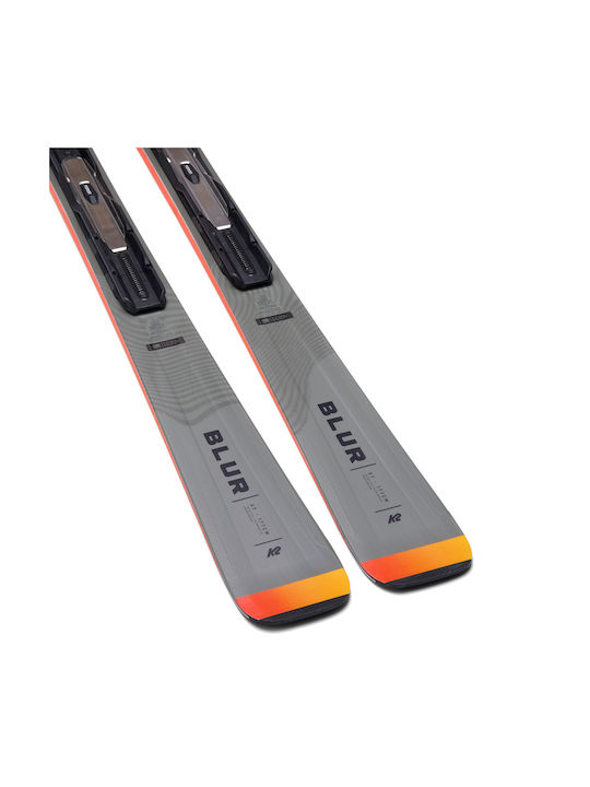 K2 Clăpari Ski în Culoare Negru cu Legături