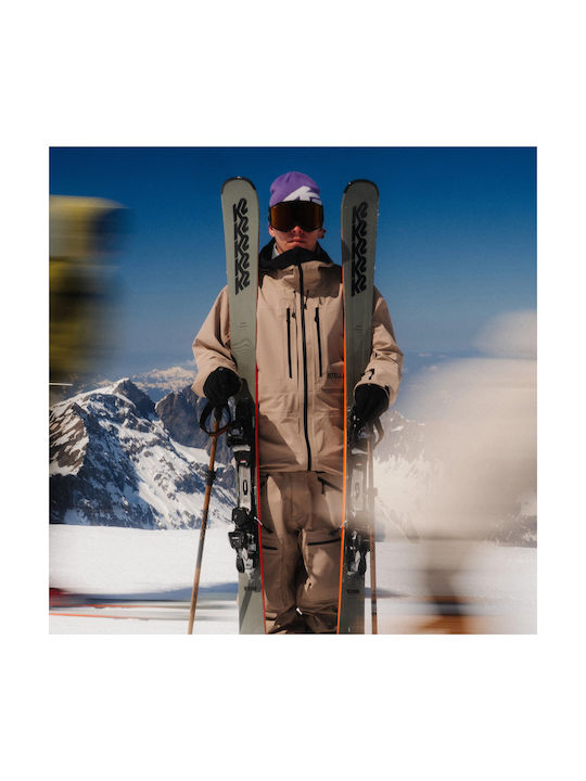 K2 Clăpari Ski în Culoare Negru cu Legături