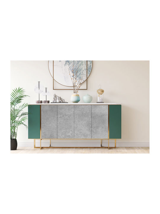 Furniture Sticker Matte Modern Design Raw Concrete 100x50 Cm