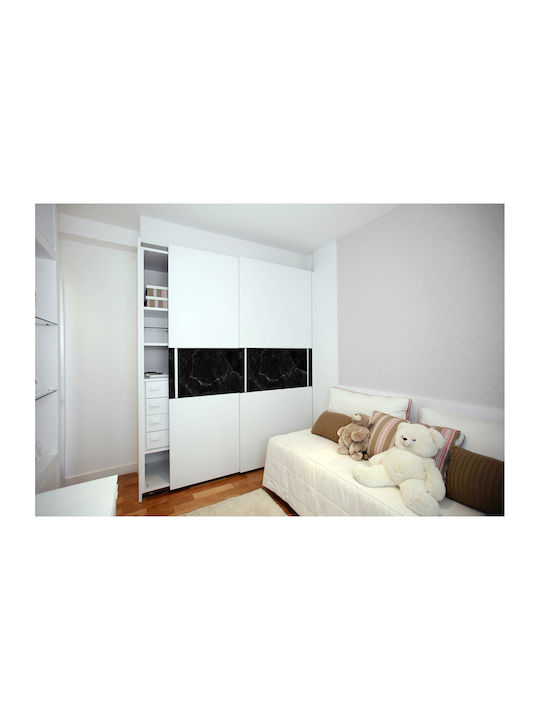 Wandsticker Möbel Matt Elegantes Ergebnis Dunker Marmor 100x50 cm