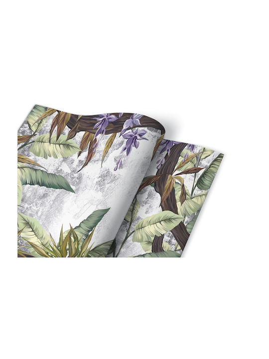 Autocolant Decorativ Mat Protecție Suprafețe pentru Mobilier Frunze Tropicale 100x50 Cm Autocolant Decorativ Mat Protecție Suprafețe pentru Mobilier Frunze Tropicale 100x50 Cm