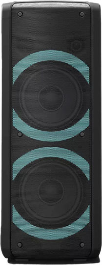 Denver Karaoke Lautsprecher mit Kabelgebundenem Mikrofon und Lichteffekten Bps-352 BPS-352 Schwarz