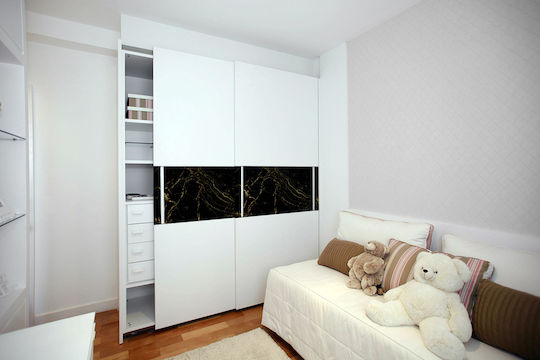Decorative Sticker Home Furniture Dark Marble 100x50 Cm