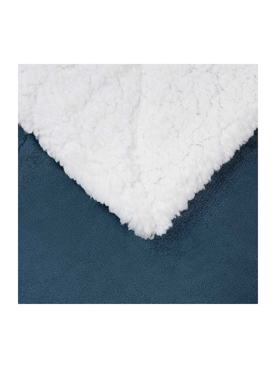 vidaXL Decke Fleece Übergröße 240x270cm Dunkelblau