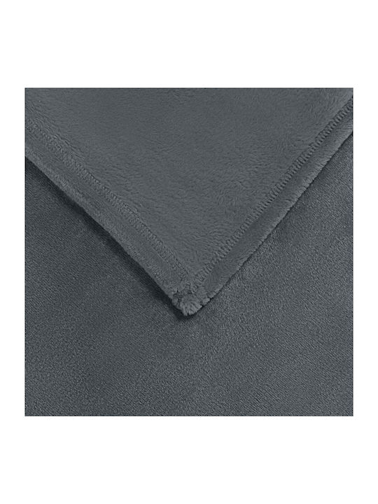 vidaXL vidaXL Fleece Decke Übergröße 240x270cm Dunkelgrau