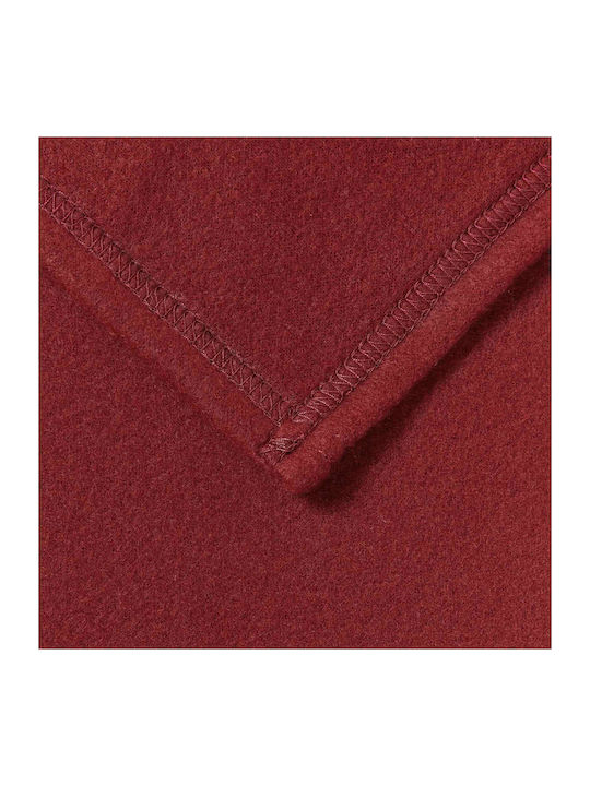 vidaXL Fleece Decke Doppel 200x150cm Türkis Rote