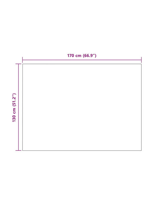 vidaXL Fleece Decke Einzeln 170x130cm Rosa