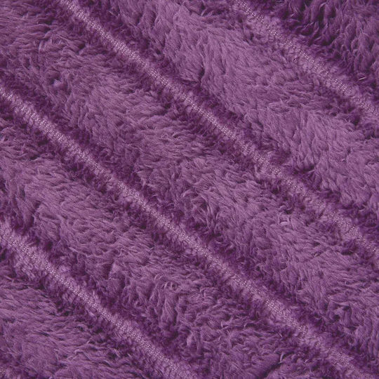 vidaXL Pătură Polar Fleece Simplă 150x130cm Violet
