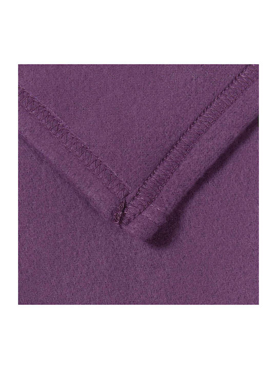 vidaXL Pătură Fleece King Size 270x240 cm Violet