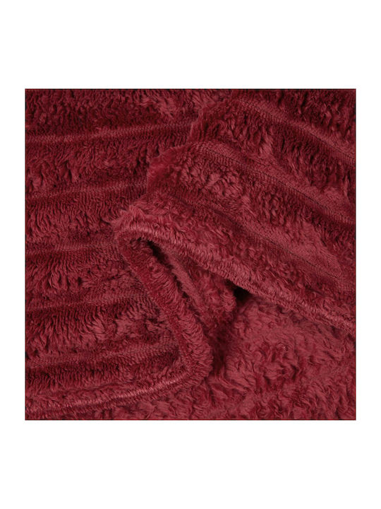 vidaXL Одеяло Флийс Единично 150x130см. Mint, Red