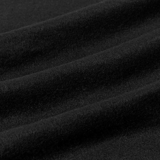 vidaXL Ριχτάρι Διθέσιου Καναπέ Fleece 270x240εκ. Μαύρο