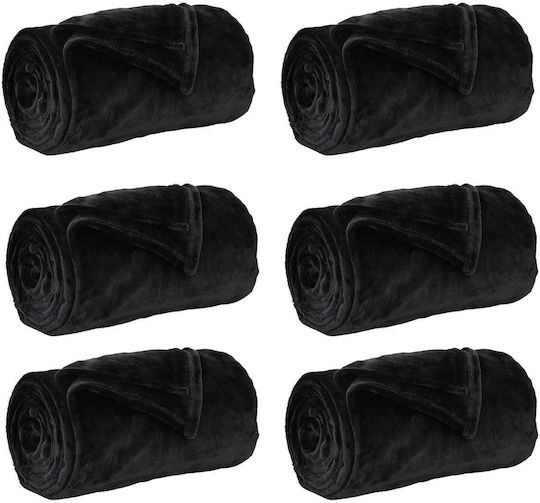 vidaXL Διθέσιου Καναπέ Π220xΜ240cm Μαύρο vidaXL Διθέσιου Καναπέ Π220xΜ240cm Μαύρο