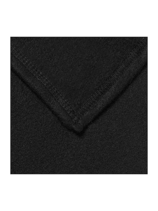 vidaXL Armchair Throw Fleece 170x130cm Black