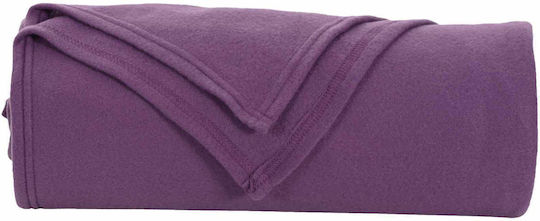 vidaXL Cuvertură Pentru Canapea De Fotoliu Polar Fleece 240x220cm Violet