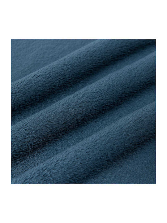 vidaXL vidaXL Sofa Throw 2 Seater Fleece 220x240cm Dark Blue
