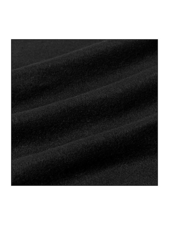 vidaXL Ριχτάρι Πολυθρόνας Fleece 200x150εκ. Μαύρο