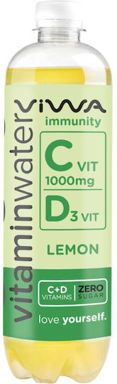 Viwa Vitamin Water Băutură răcoritoare Lămâie Fără carbonatare și zahăr C1000+D 600ml