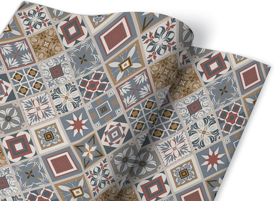 Autocolant Mat Pentru Dulapuri Mobilă Turcesc Patchwork 100x50 Cm Autocolant Mat Pentru Dulapuri Mobilă Turcesc Patchwork 100x50 Cm