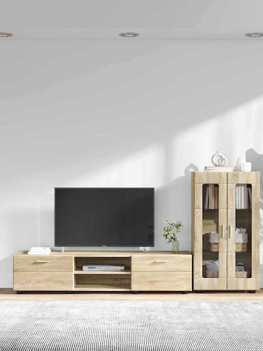 Bibliotecă Living Stejar Sonoma L150xL39xÎ30cm