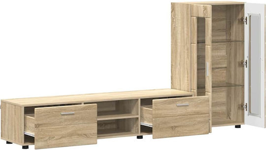 Living Room TV Unit Oak Sonoma M150xW39xH30cm