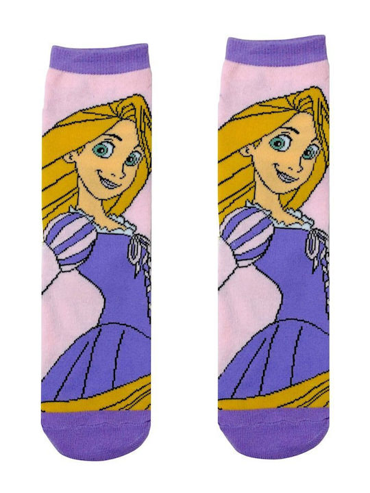 Disney Παιδικές Κάλτσες Princess Πολύχρωμες 3 Ζευγάρια